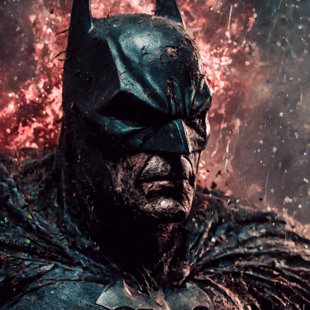 Angry Macabre Batman Close-Up