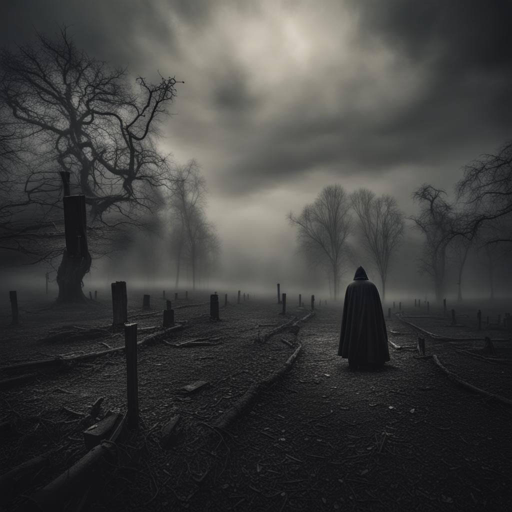 The Price of Freedom: Dark, Atmospheric Scene