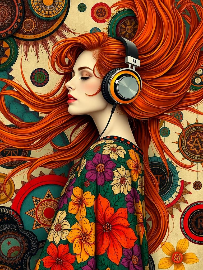 Glamorous Pop Art Portrait of Emma Stone in Vibrant Colors