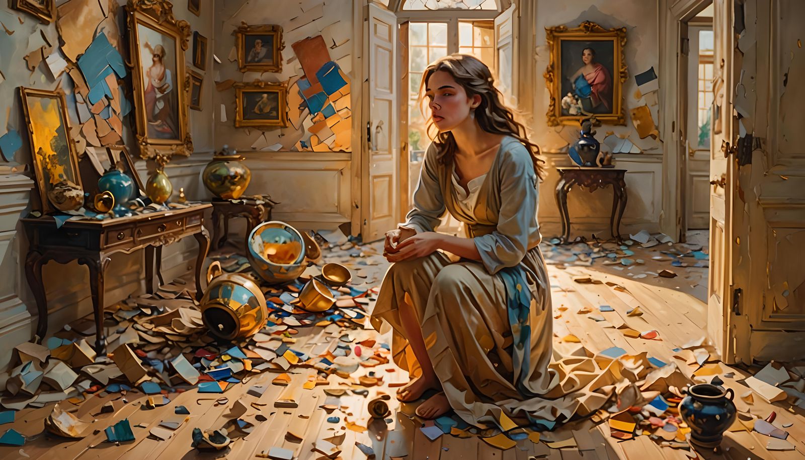 Character Breaks Valuable Object