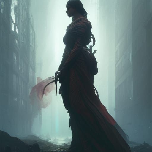 Dark Fantasy Masterpiece with Dynamic Lighting