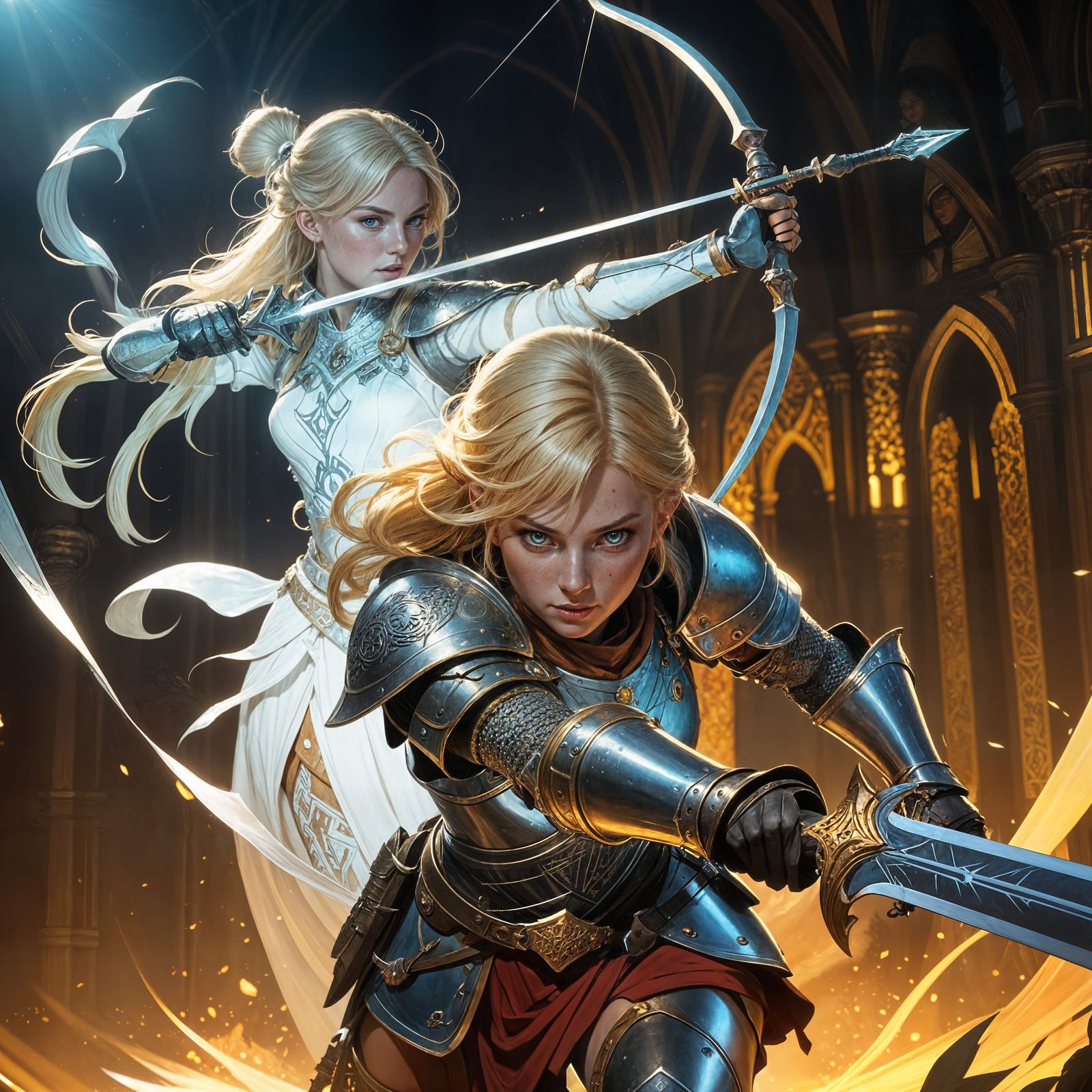 Freckled Fighter Empowered by Dunamancy Magic