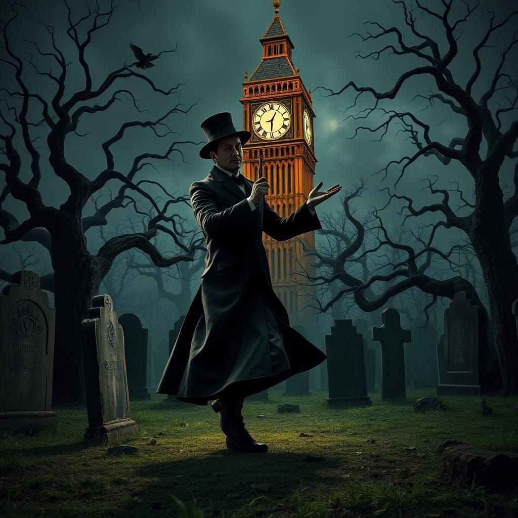 Midnight Whistler in Gothic Whimsy