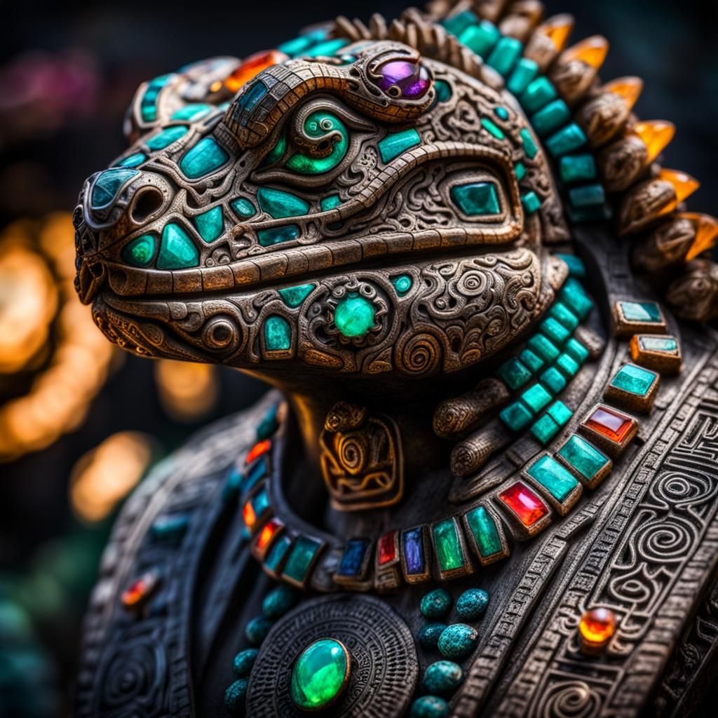 Ancient Lizard God