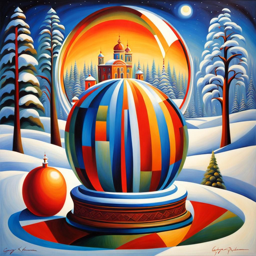 Snow Globe in Style of Georgy Kurasov