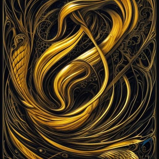 Gold Ink Flow 3