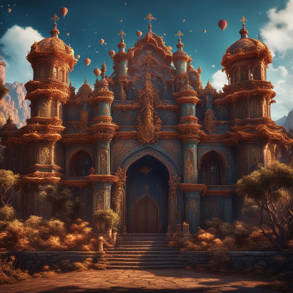 Fantastical Lord of Love in Detailed Matte Painting