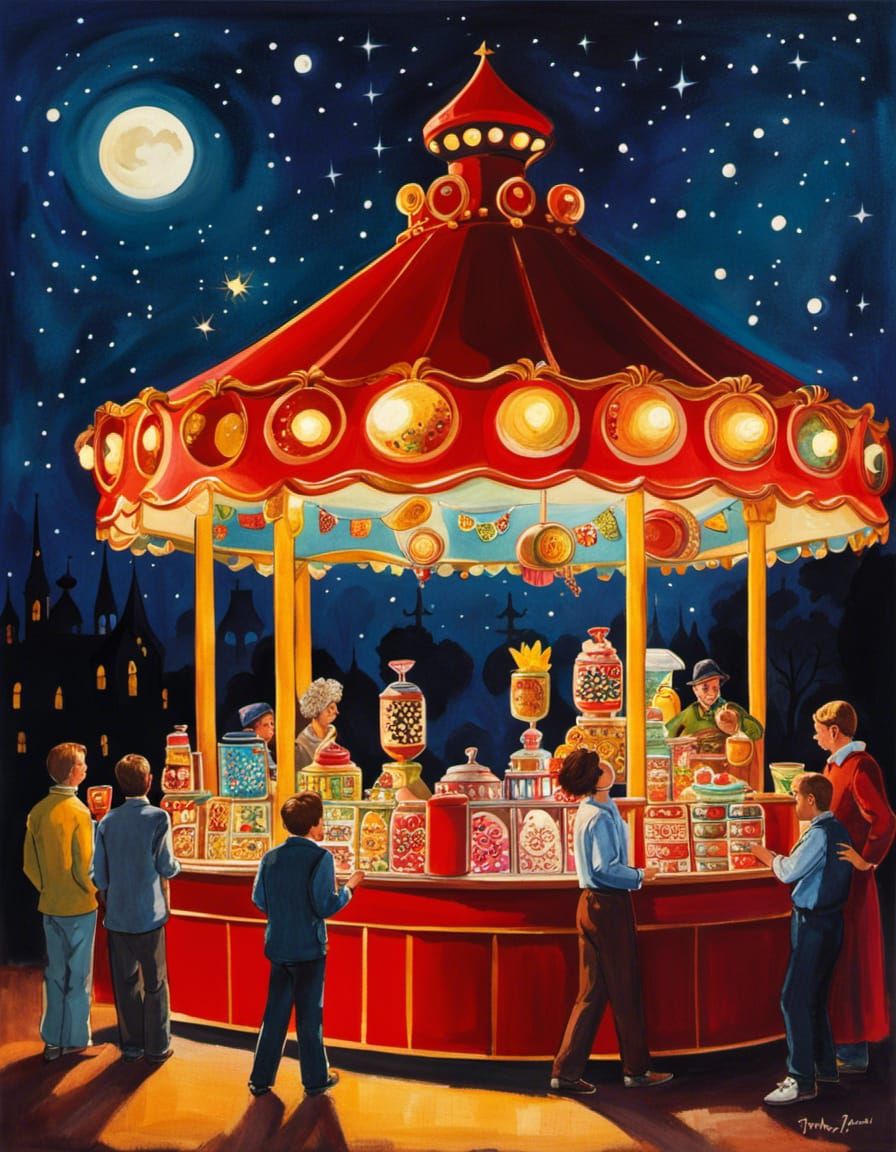 FRIDAY NIGHT AT THE CANDY SHOP