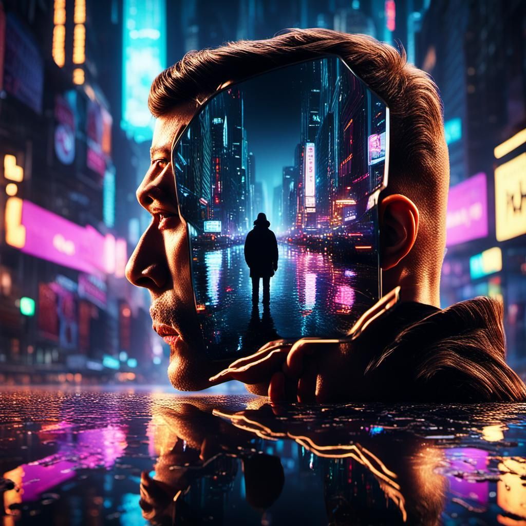 Lost in Cityscapes, Glimpsing Inner Reflection