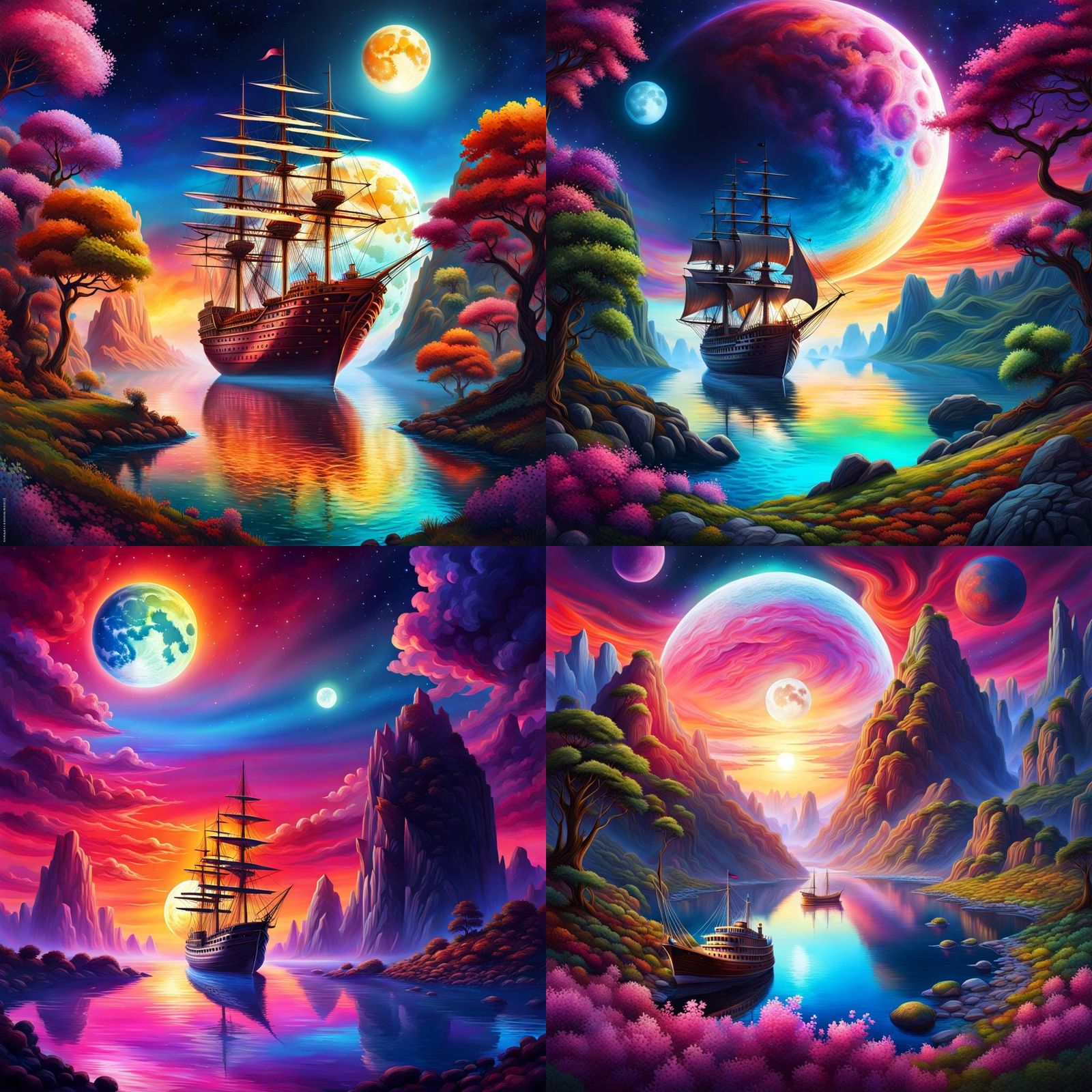 Fantasy Planet Landscape