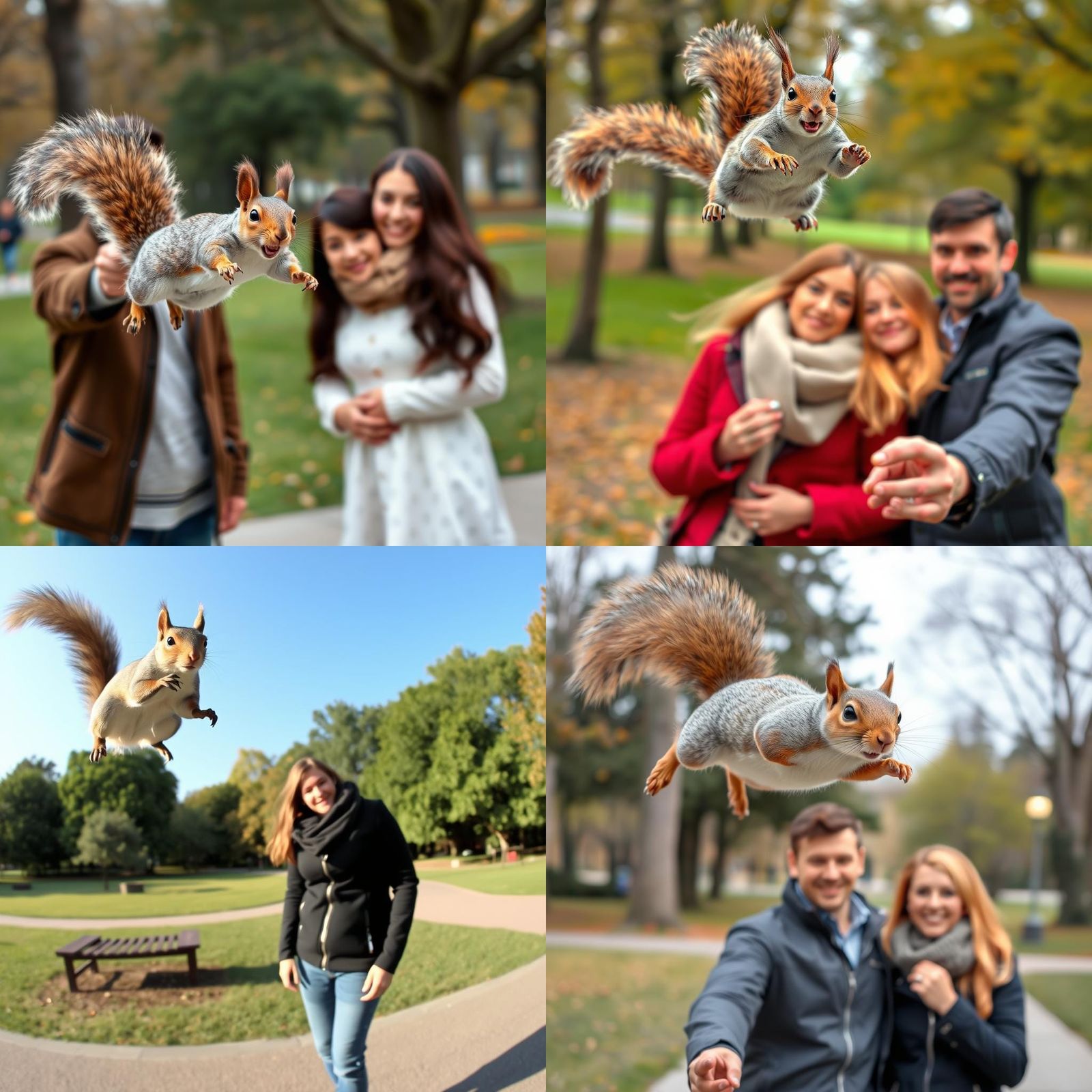 A perfectly-timed photobomb