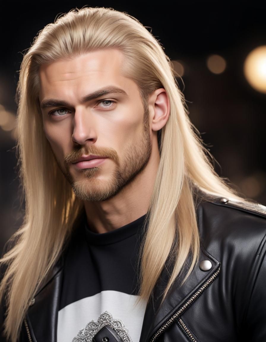 Portrait of a Young Blond Man with Grey Eyes