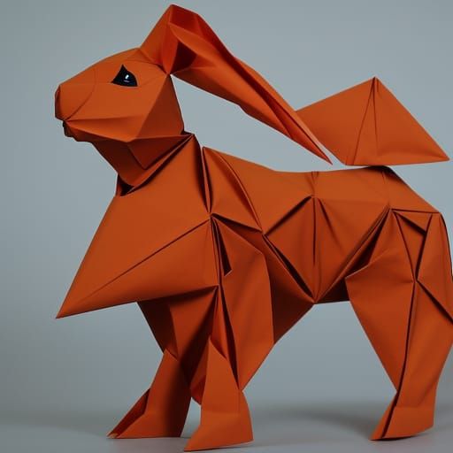 Hunter and Rabbit Announcement in Simplistic Style