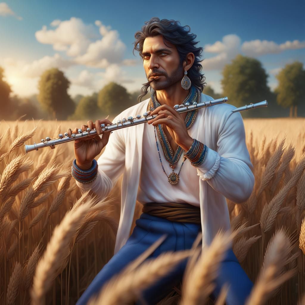 Amir in grain field II