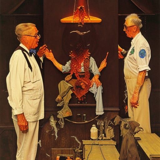 Esoteric Order of Dagon in Rockwell Style