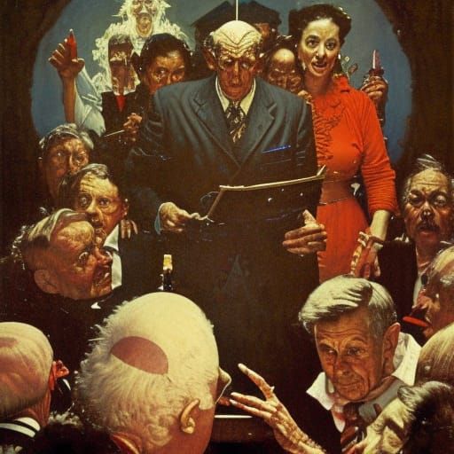 Esoteric Order of Dagon in Rockwell Style