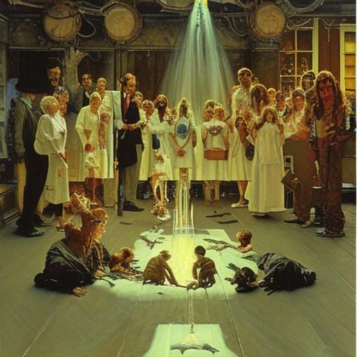 Esoteric Order of Dagon in Rockwell Style