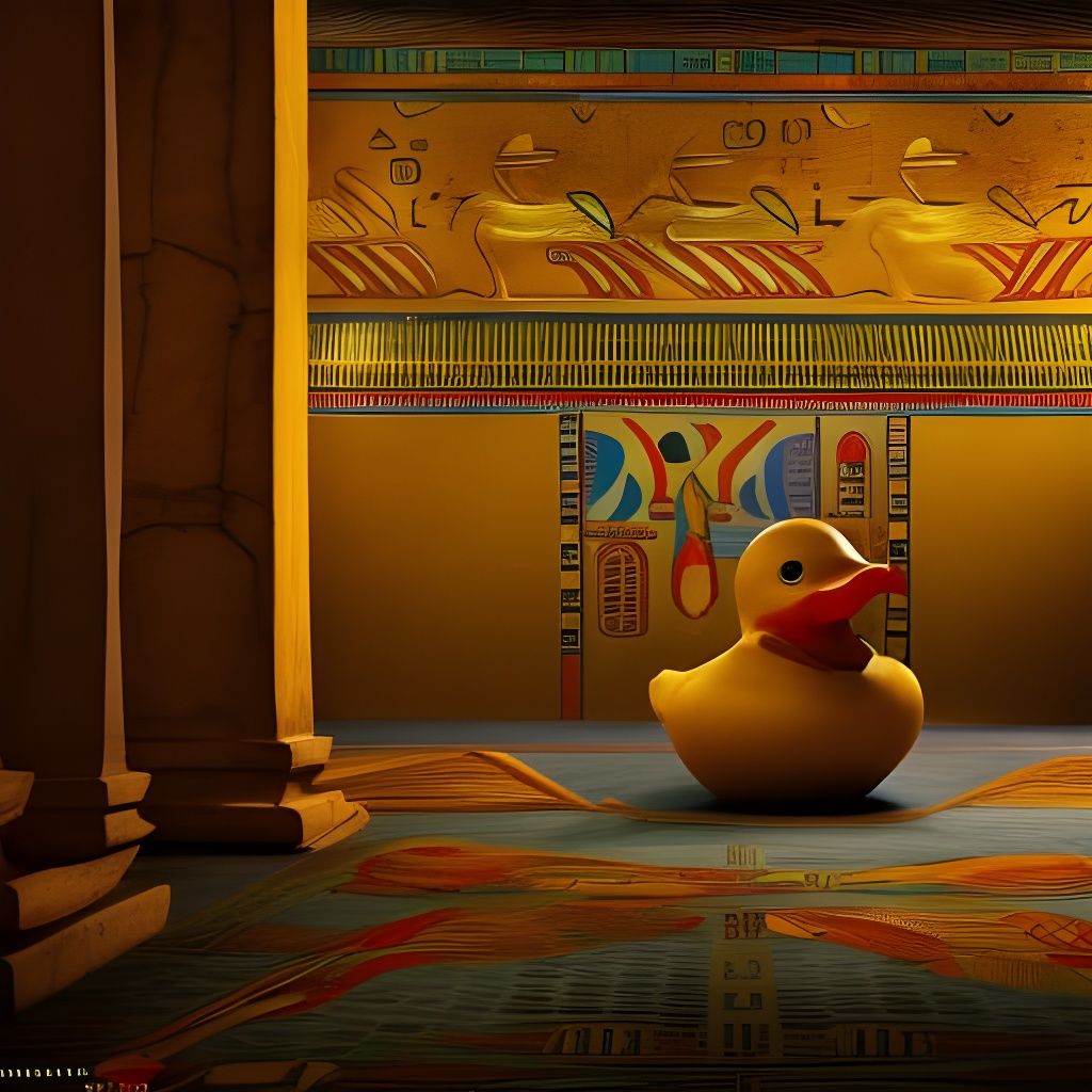 Rubber Duck Finds King Tut's Tomb