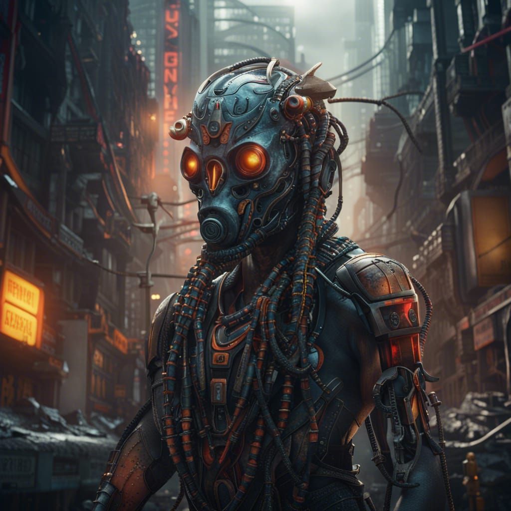 Dystopian Energy Drink: Human Fuel in Matte Painting