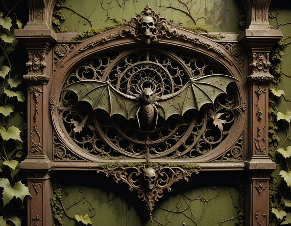 Gothic Victorian Sign in Crimson Gothic Font