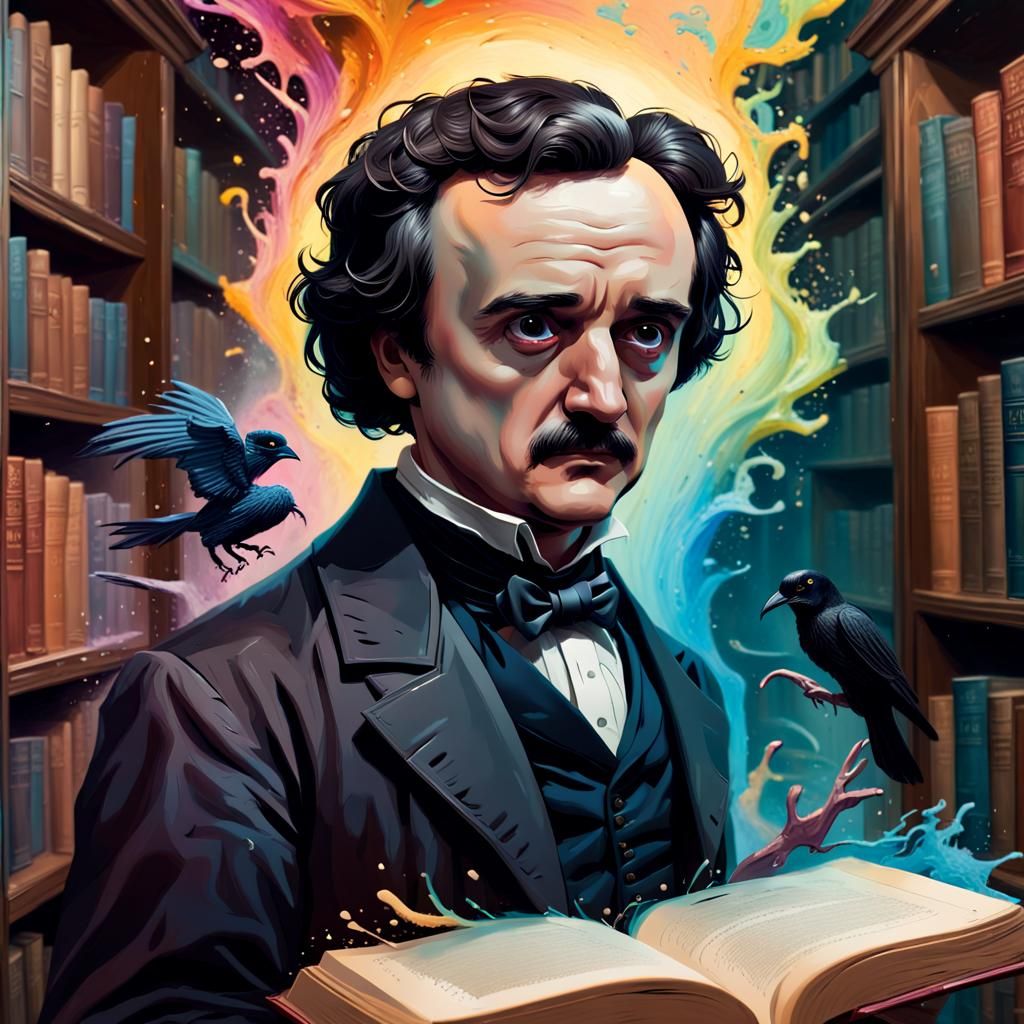 Edgar Allan Poe Enters a Fantasy World
