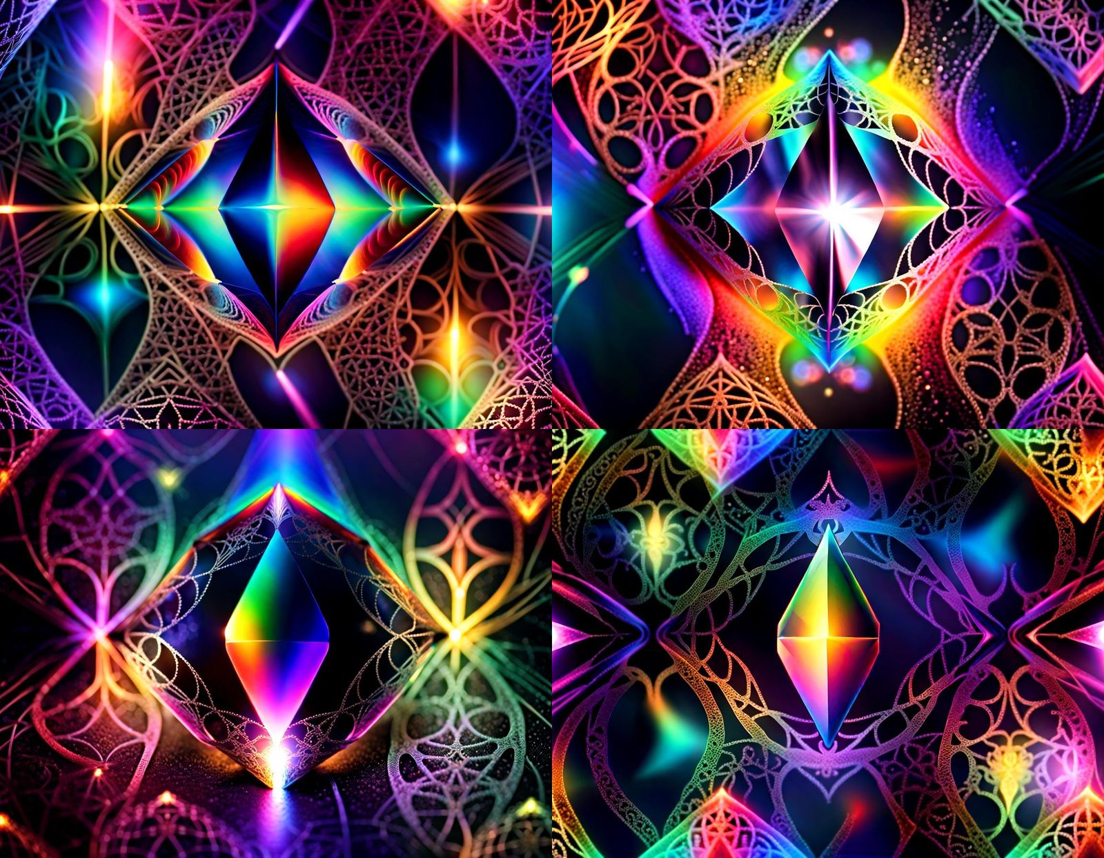 Rainbow Prism Refraction on Cosmic Background