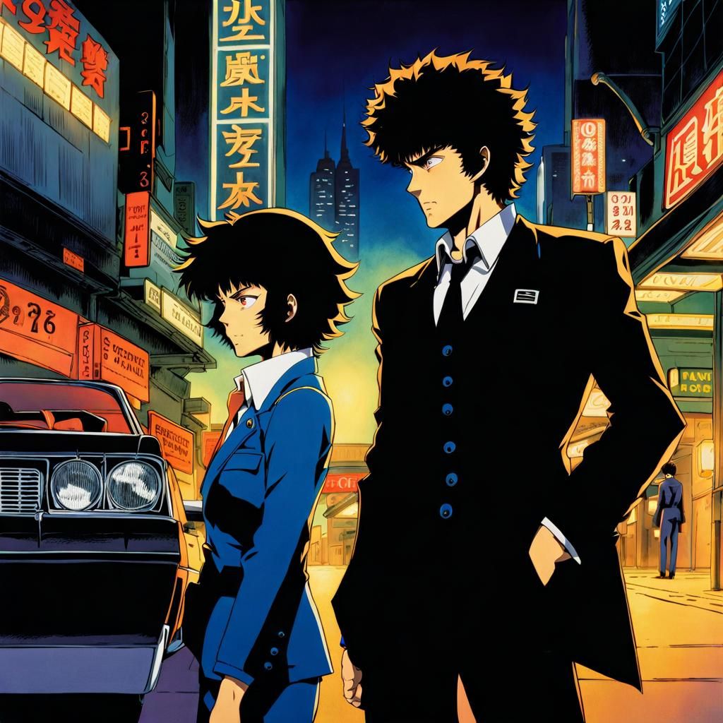 Spike Spiegel and Motoko Kusanagi: A Serious Meeting