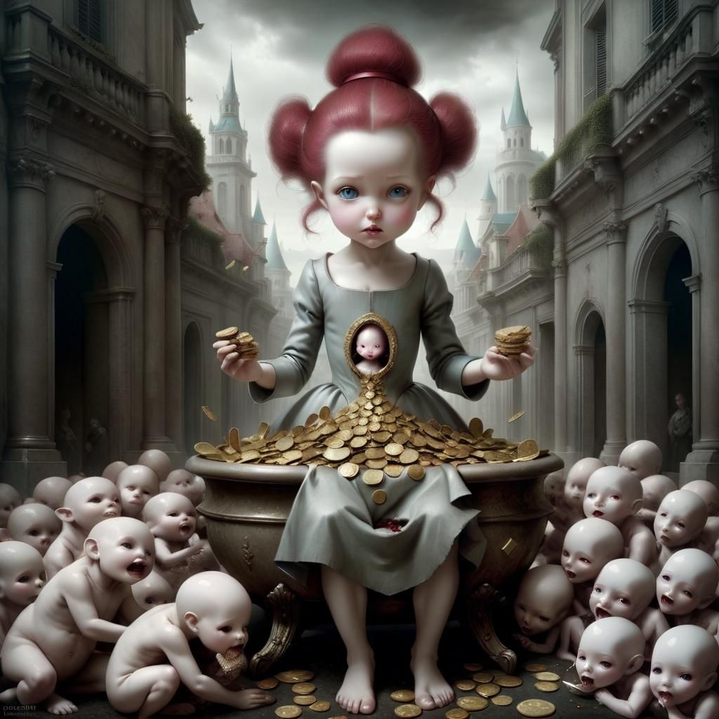 Generosity Versus Greed: Conceptual Digital Art