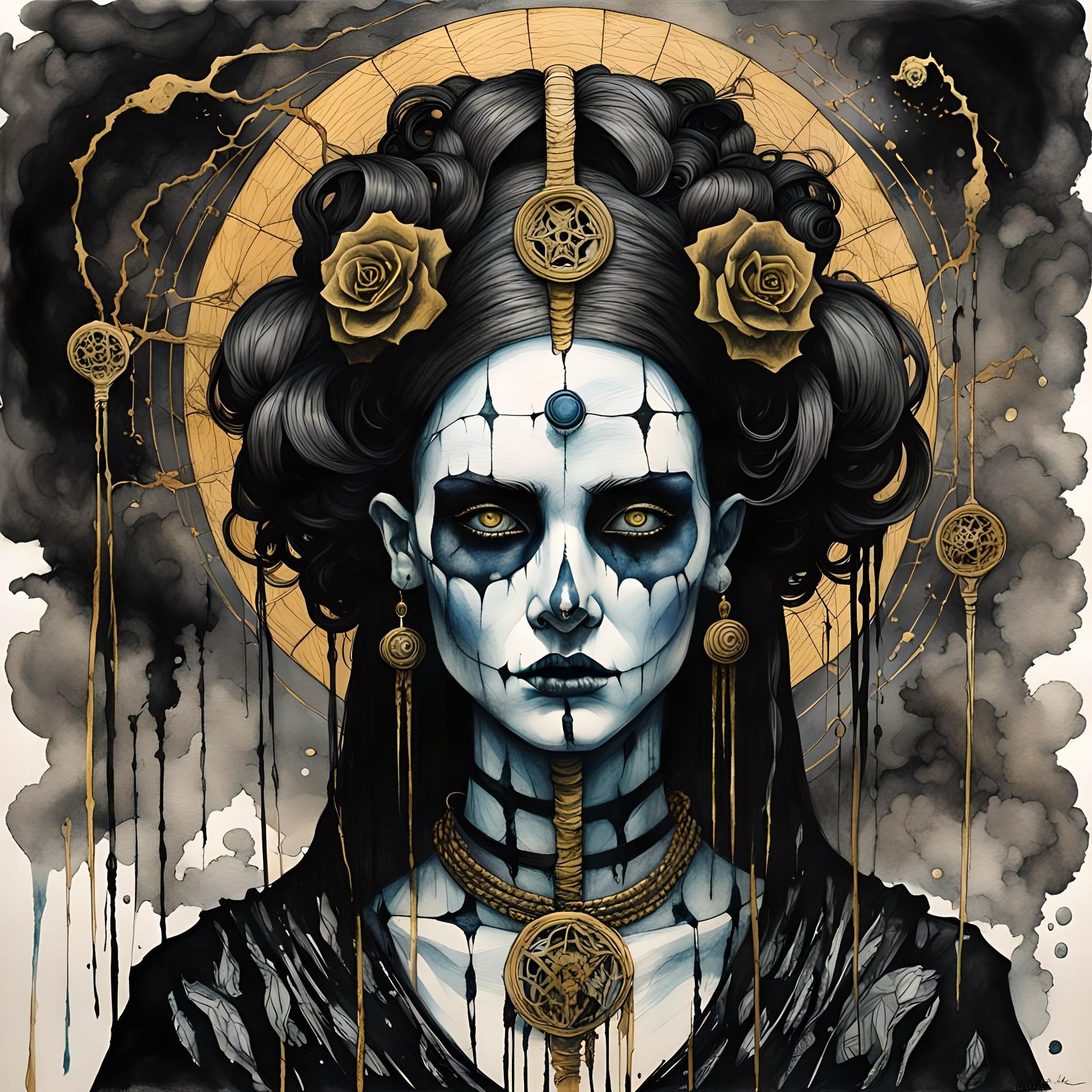 Gothic Film Noir Art: Born to Die Again