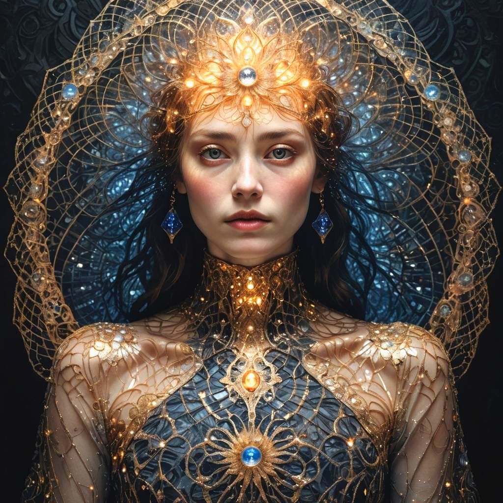 "incandescent woman" , often symbolizing a woman who radiates warmth, brilliance, and vitality, It may refer to her vibr...