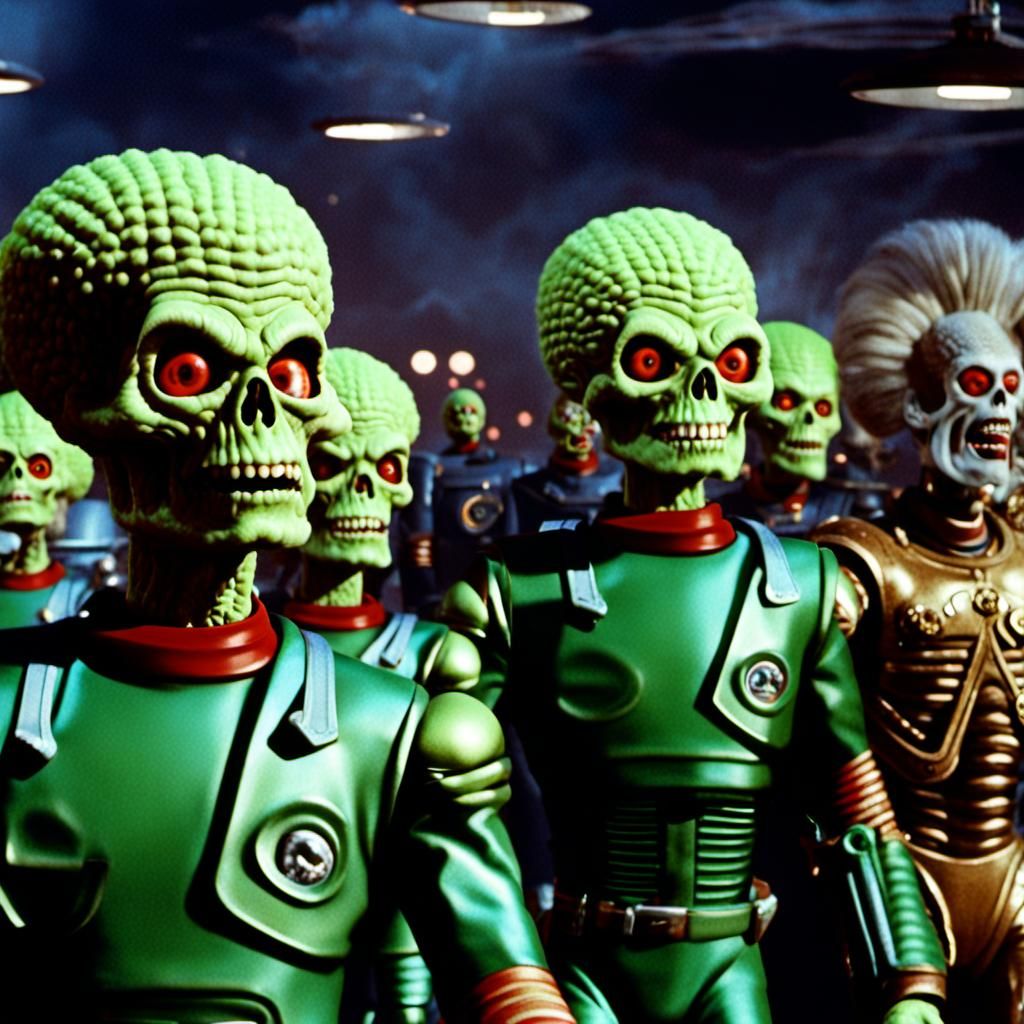 Mars Attacks! Cinematic Chaos and Panic
