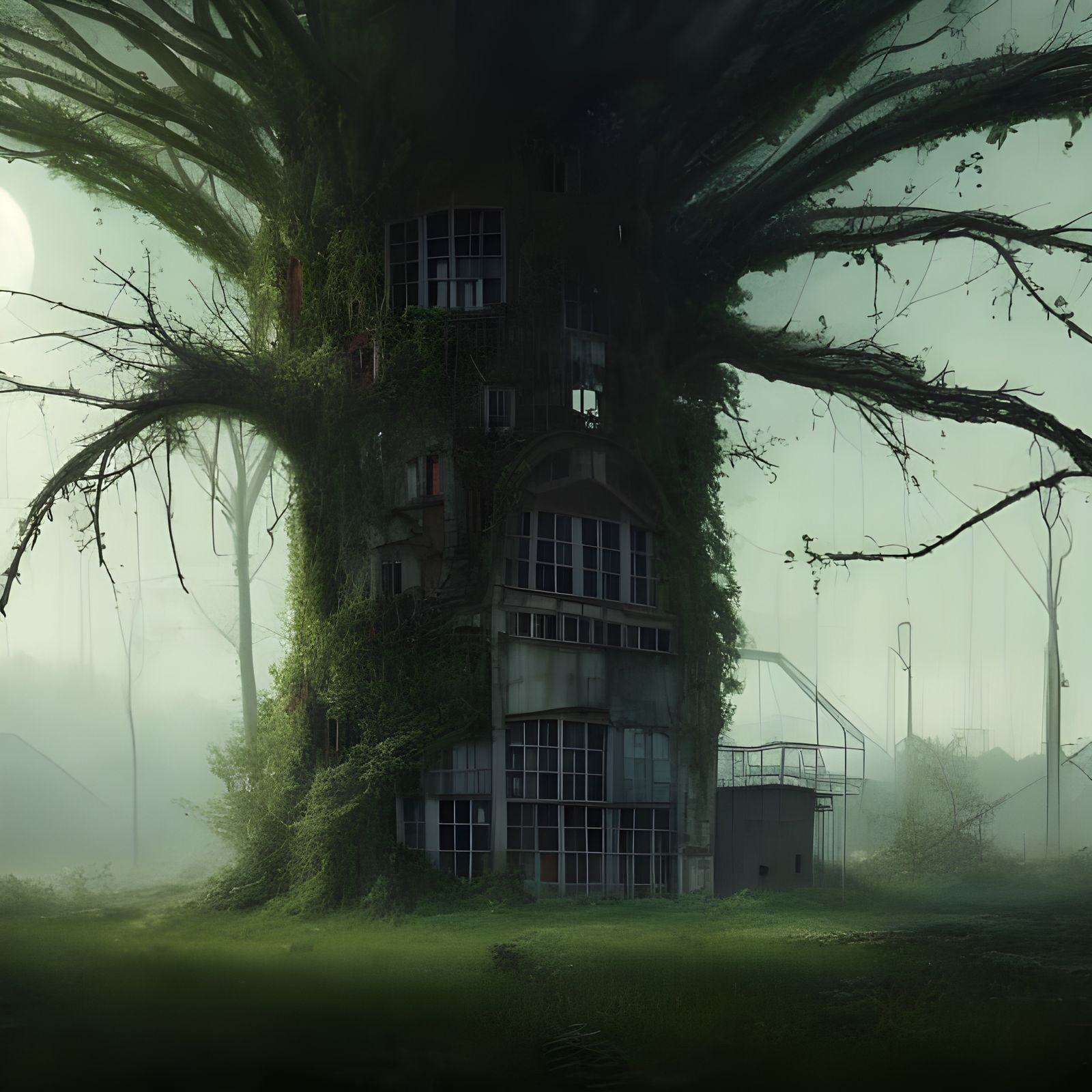 Nature Reclaims an Abandoned Factory