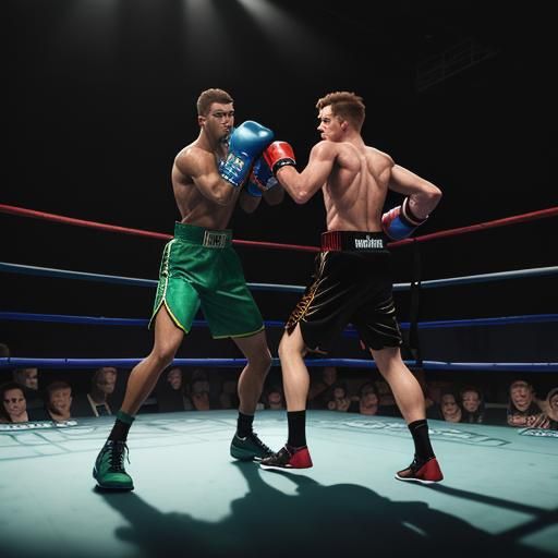 Frogs in a Boxing Ring: Cinematic Digital Art