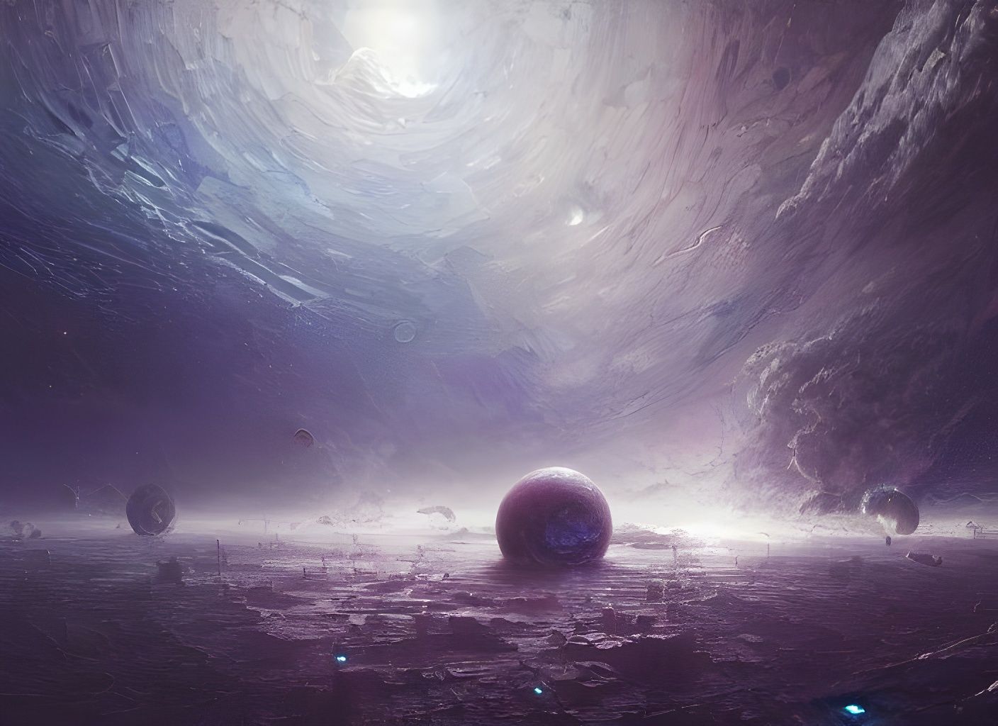 Eldritch Geometric Shapes Invasion in Space