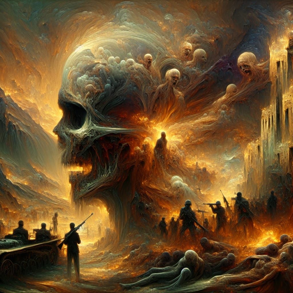 Surreal Mindscape: Battle Against Inner Demons