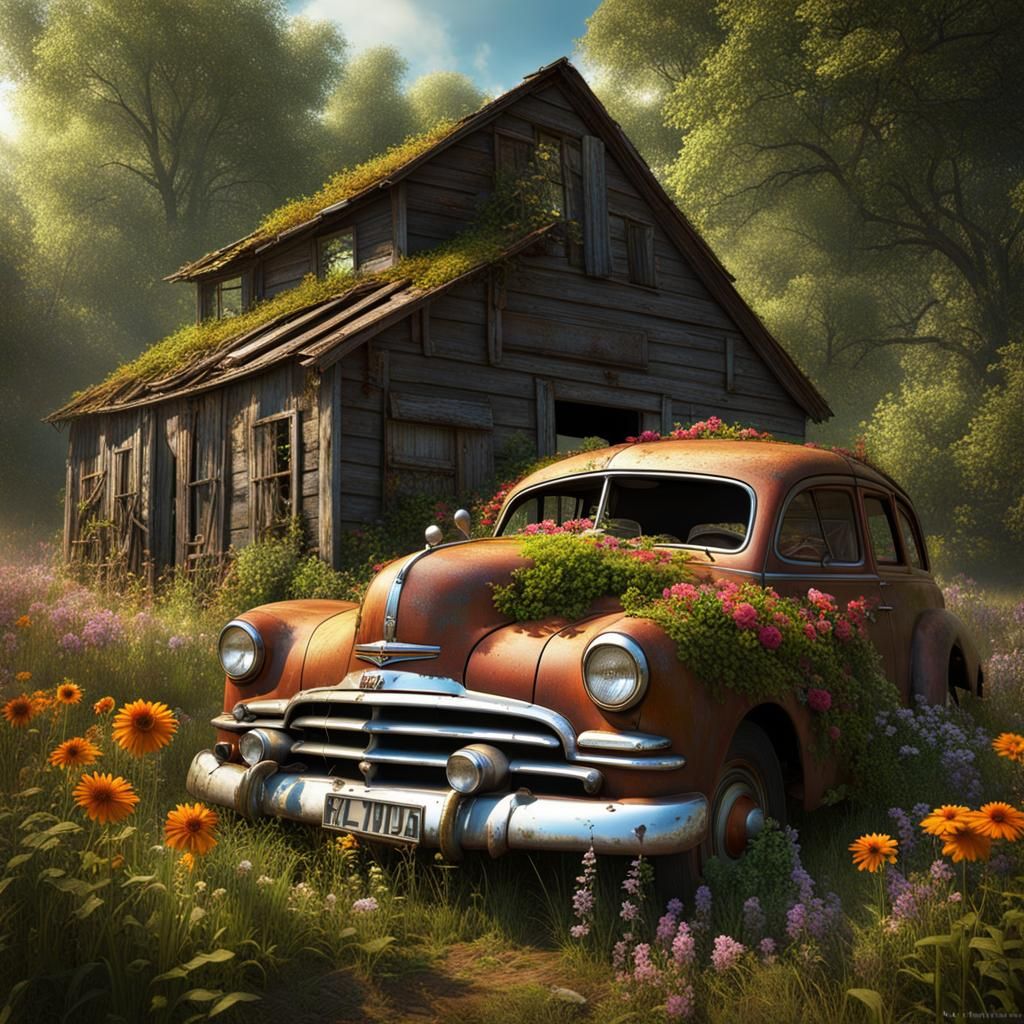 Not so perfect for a drive anymore, but Betsy is still looking gorgeous