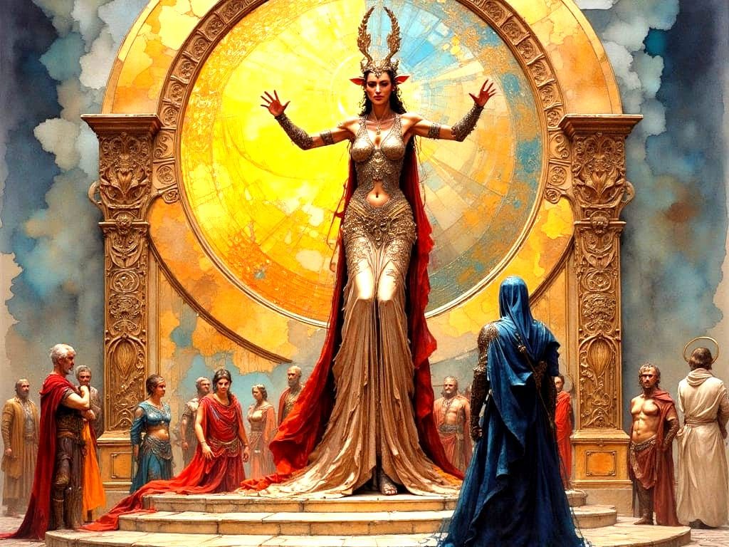 Receiving Audience with the Goddess