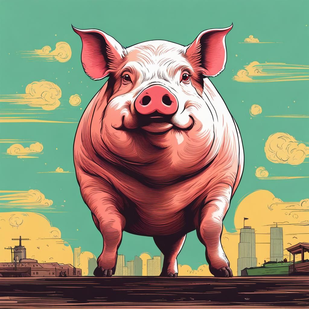 Fat Pig Generated by AI