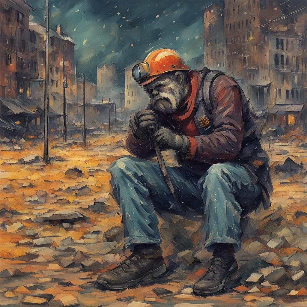 AI Interpretation of "That's Rough Buddy"