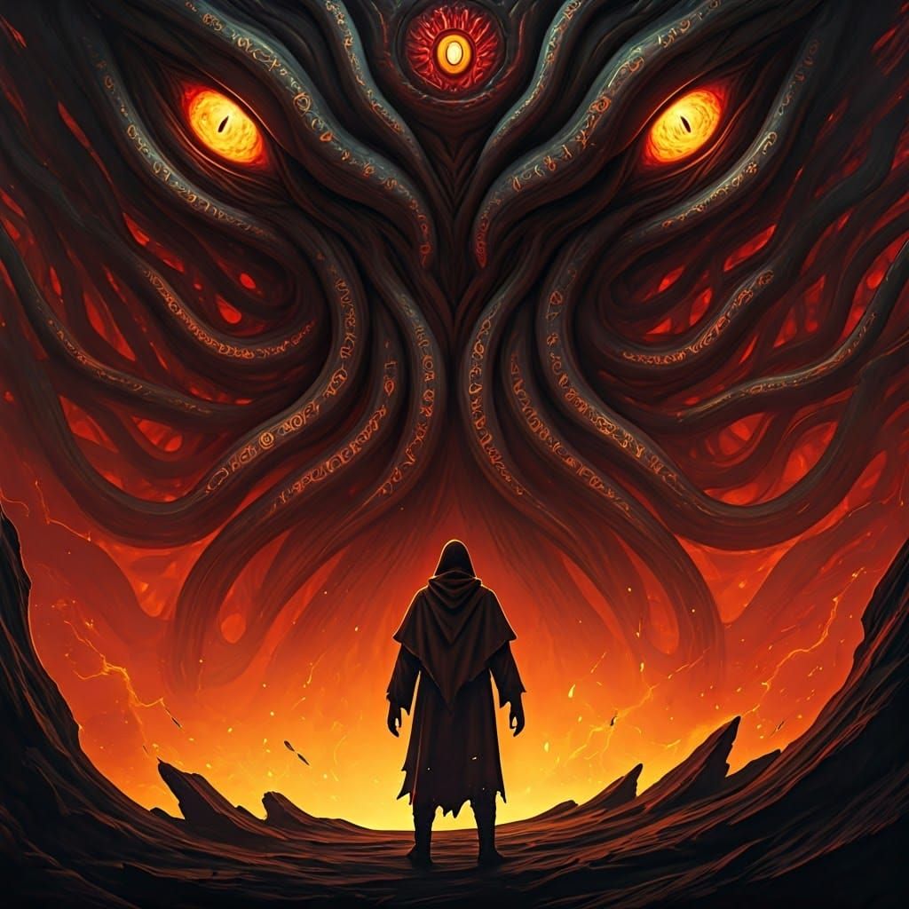 Confronting Azathoth: A Cosmic Horror Vision