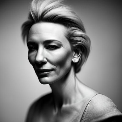 Cate Blanchett Portrait in Ambient Light