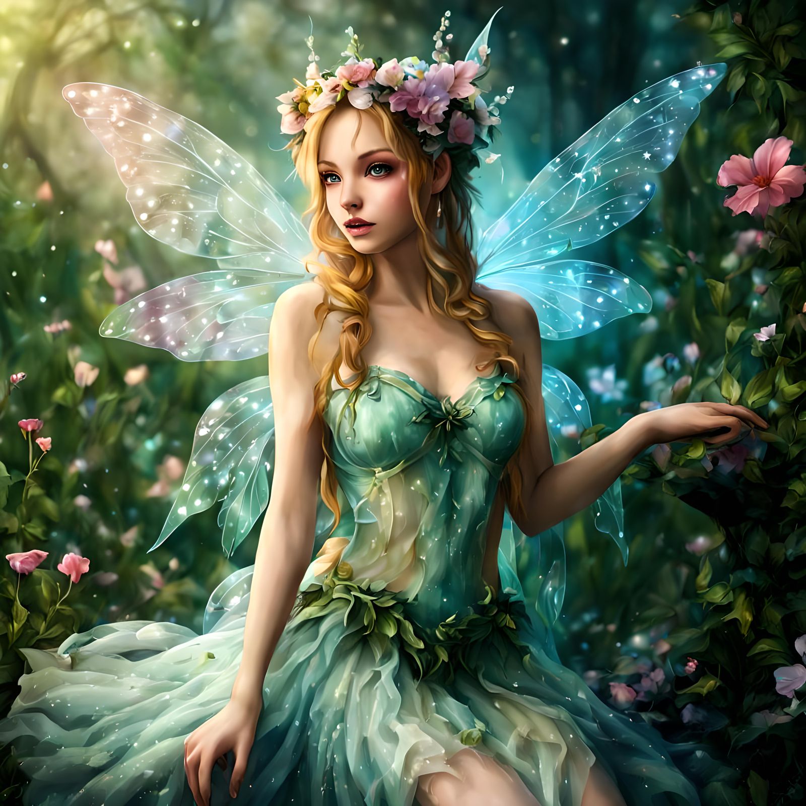 Beautiful fantasy fairy