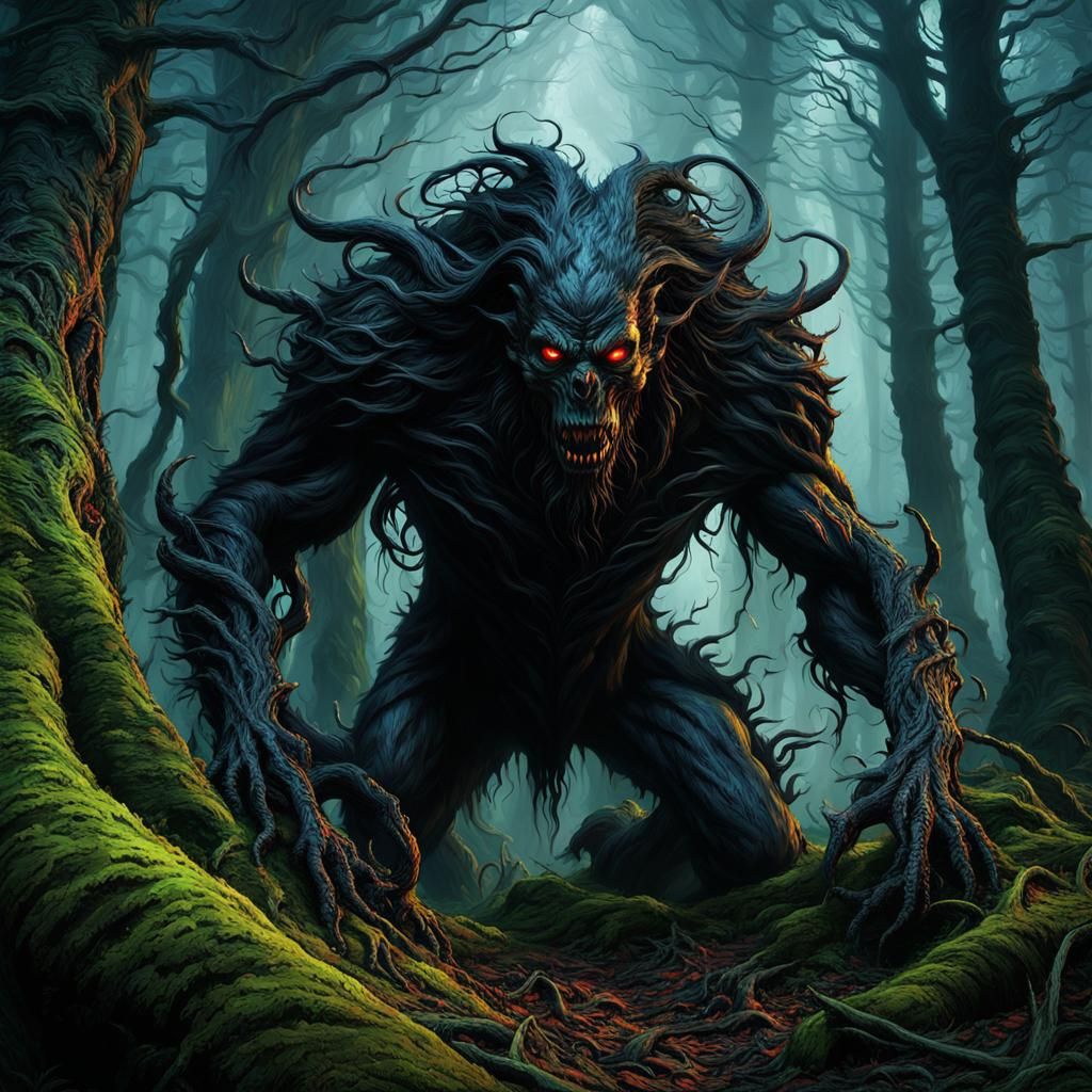 Creepy Black Demon 6