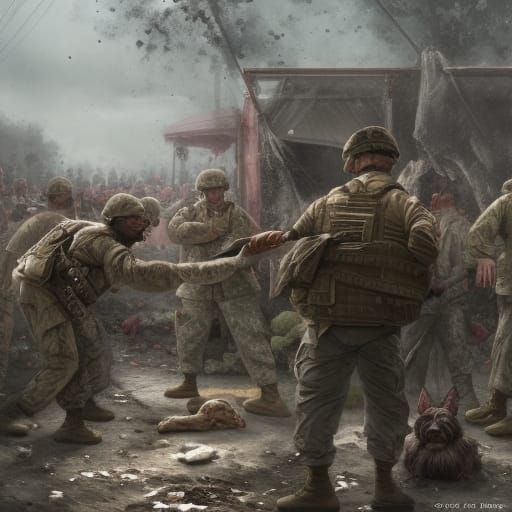 Dark Fantasy: US Troops Confront Terrorists