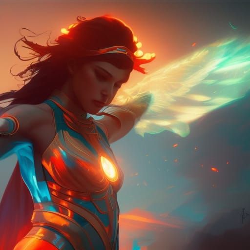 Dynamic Superpowers Concept Art in 8K Resolution