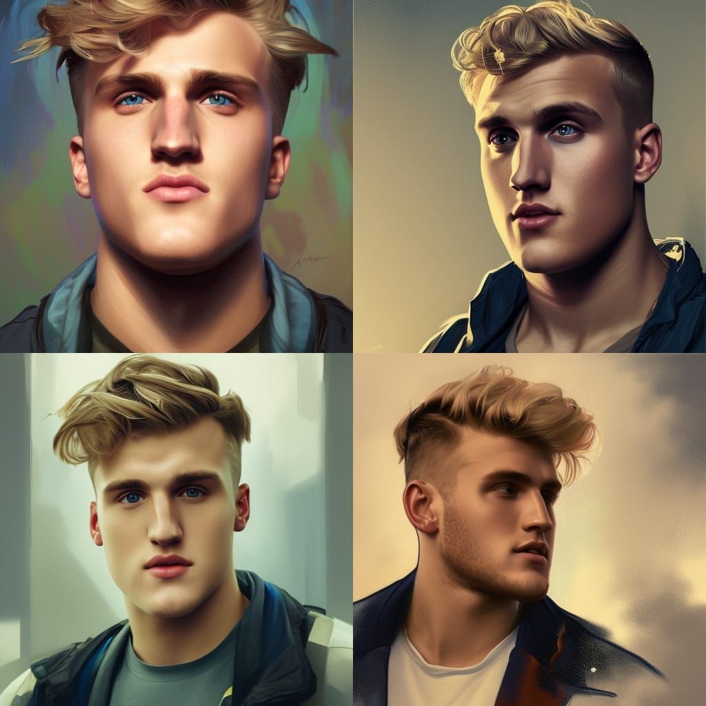 Hyperdetailed Portrait of Jake Paul in 8K Resolution