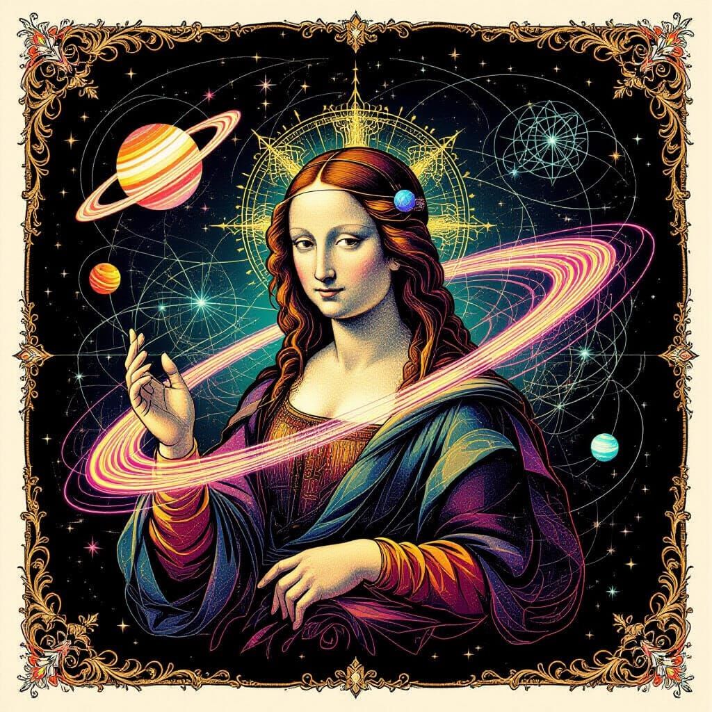 AI God Doodles Alternate Universes in Renaissance Style