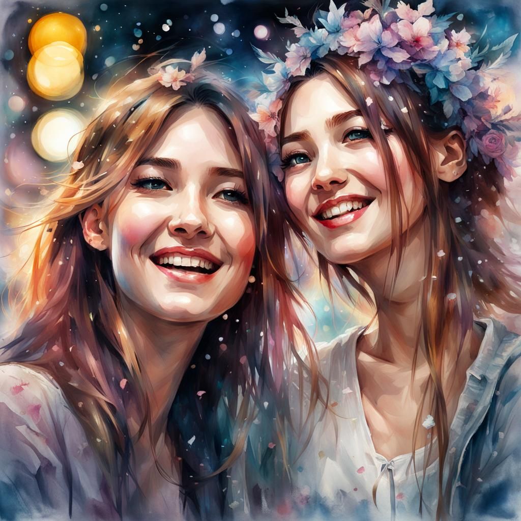 Sisters & Friends Portrait