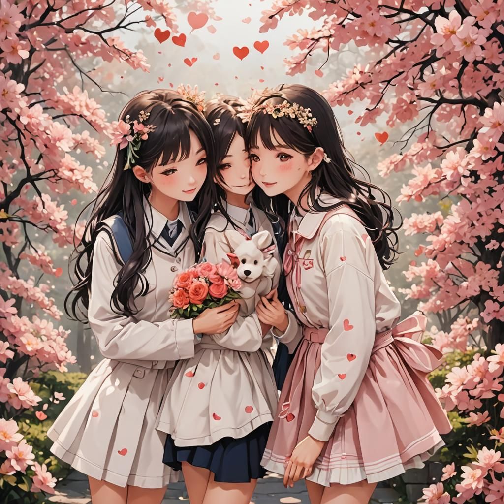 AI Image of Girl's Love