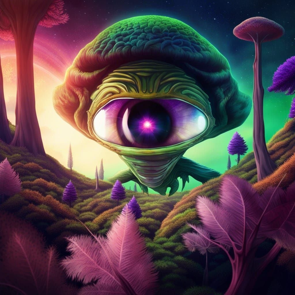 Vibrant Alien Planet First Contact